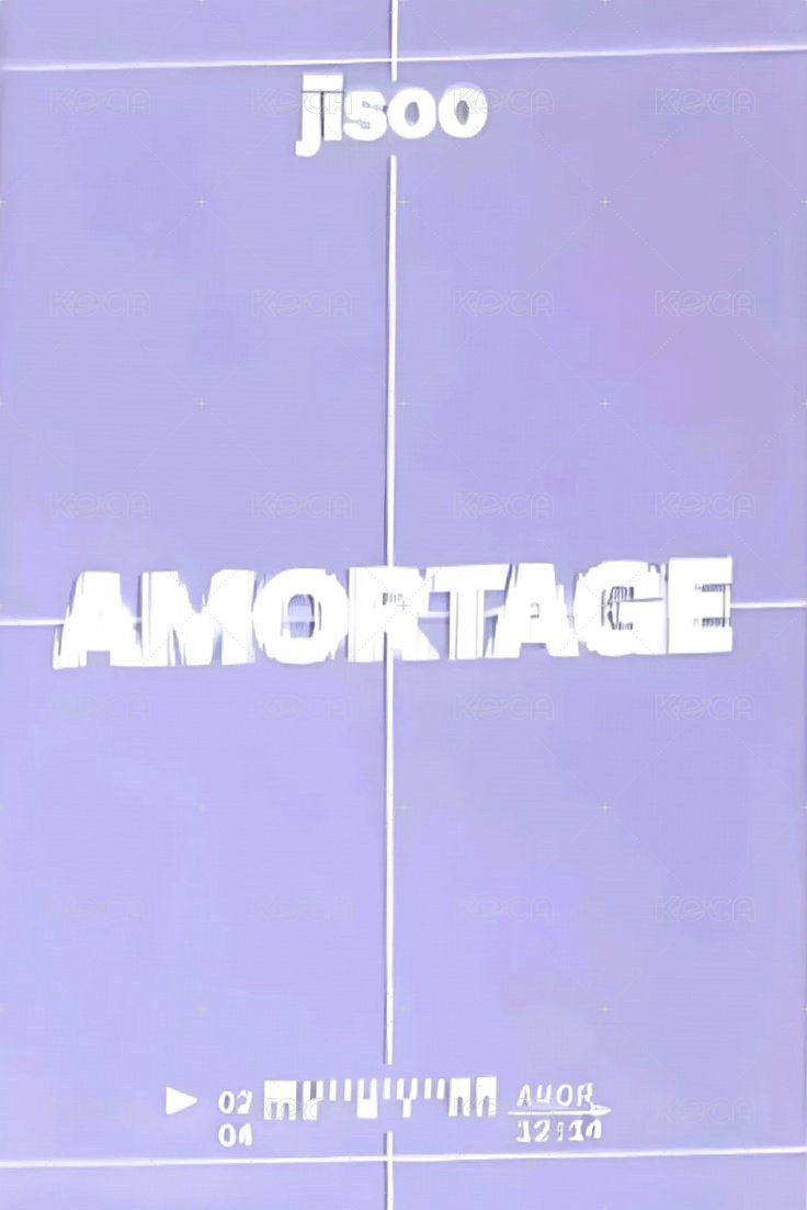 AMORTAGE 專輯卡 紫版 背面