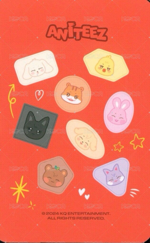 ANITEEZ IN ICE CITY 周邊卡  背面