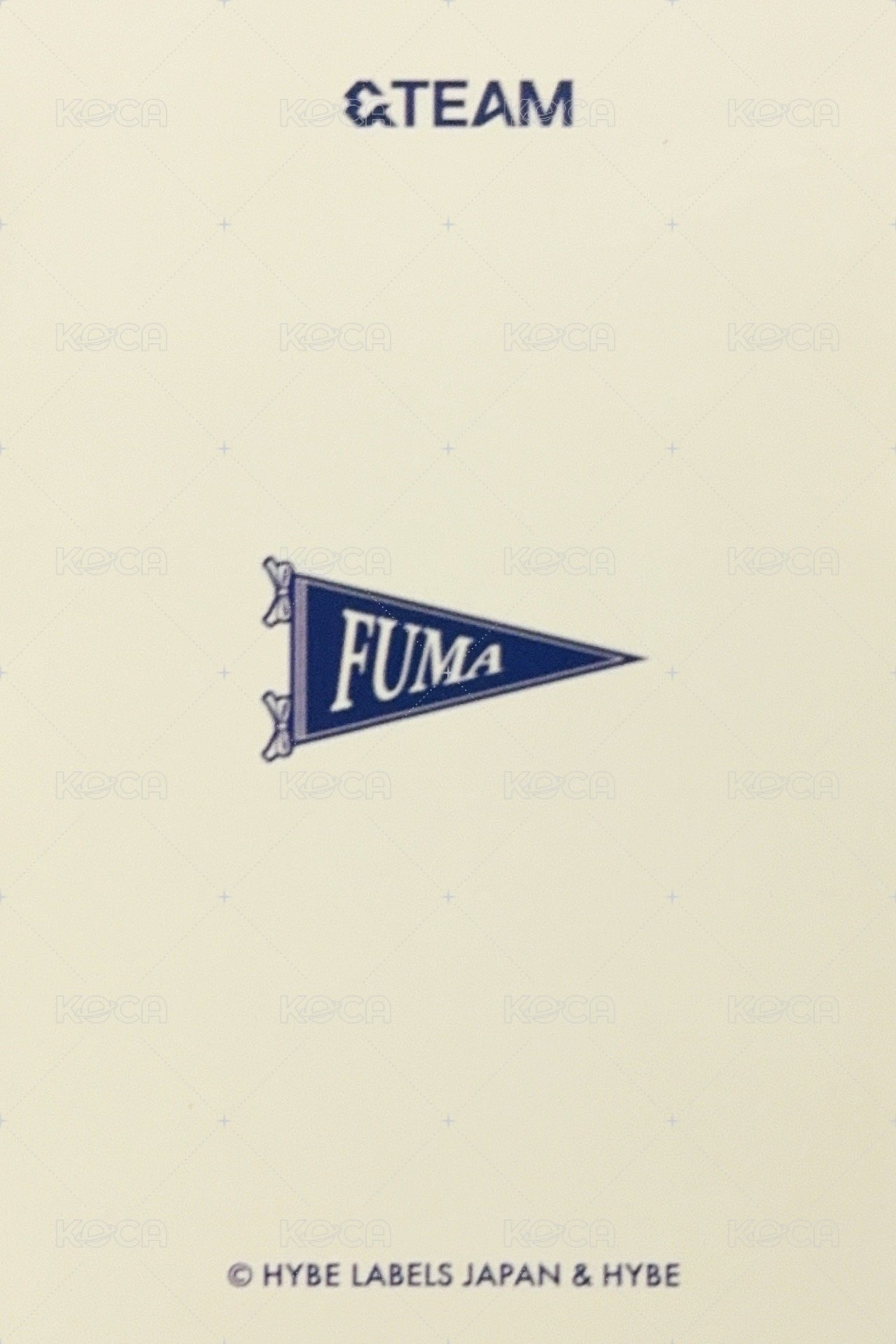 青嵐 (Aoarashi) 隨機卡  背面