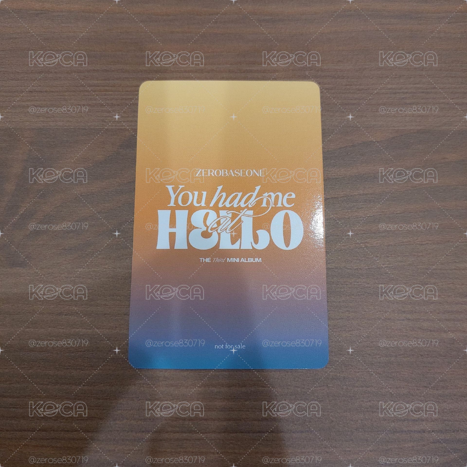 ZEROBASEONE You had me at HELLO 塔店LD HAN YUJIN