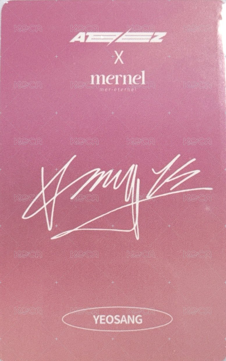Mernel 3.0 代言卡  背面