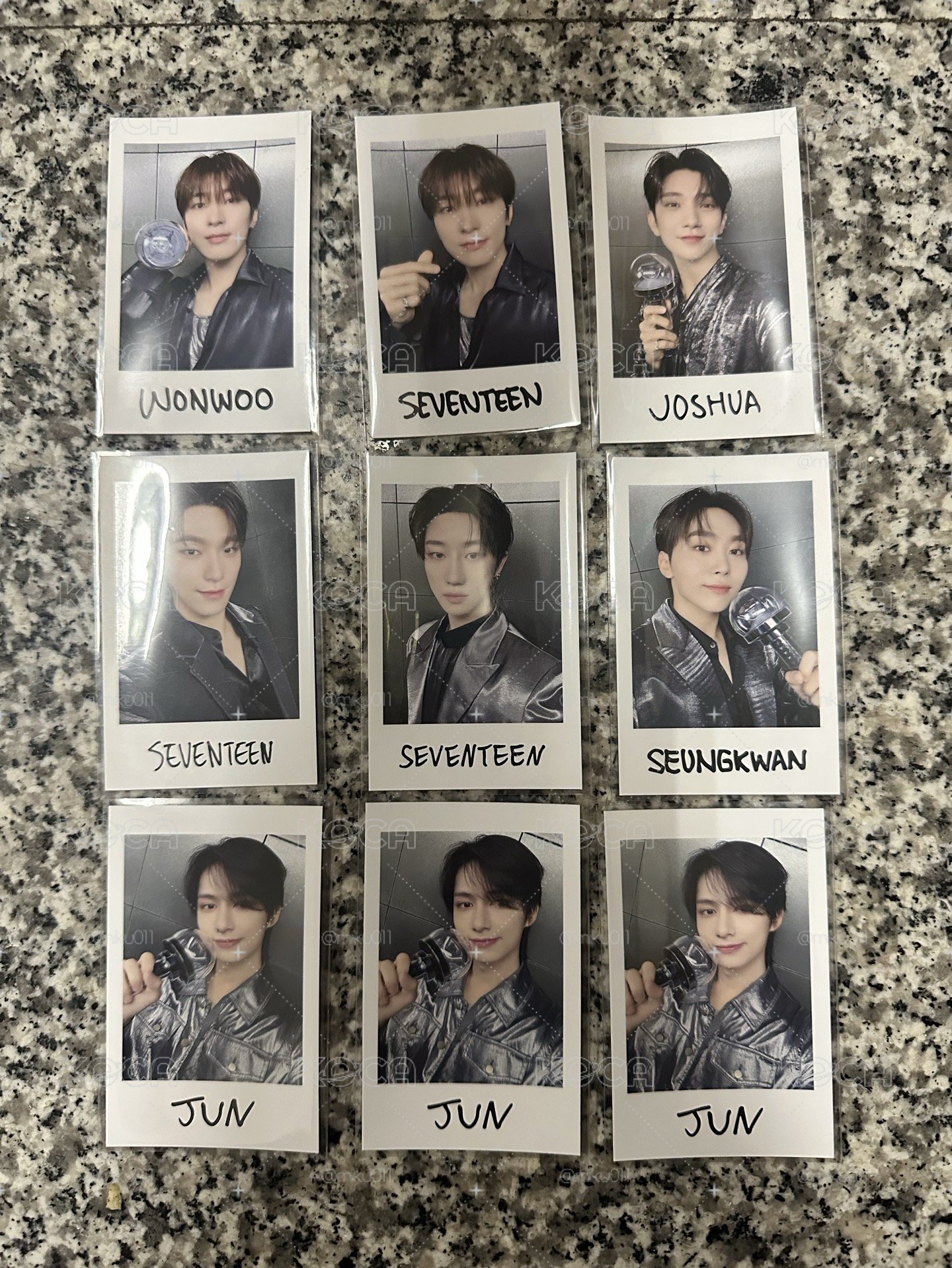 SEVENTEEN RIGHT HERE 日巡拍立得貼紙