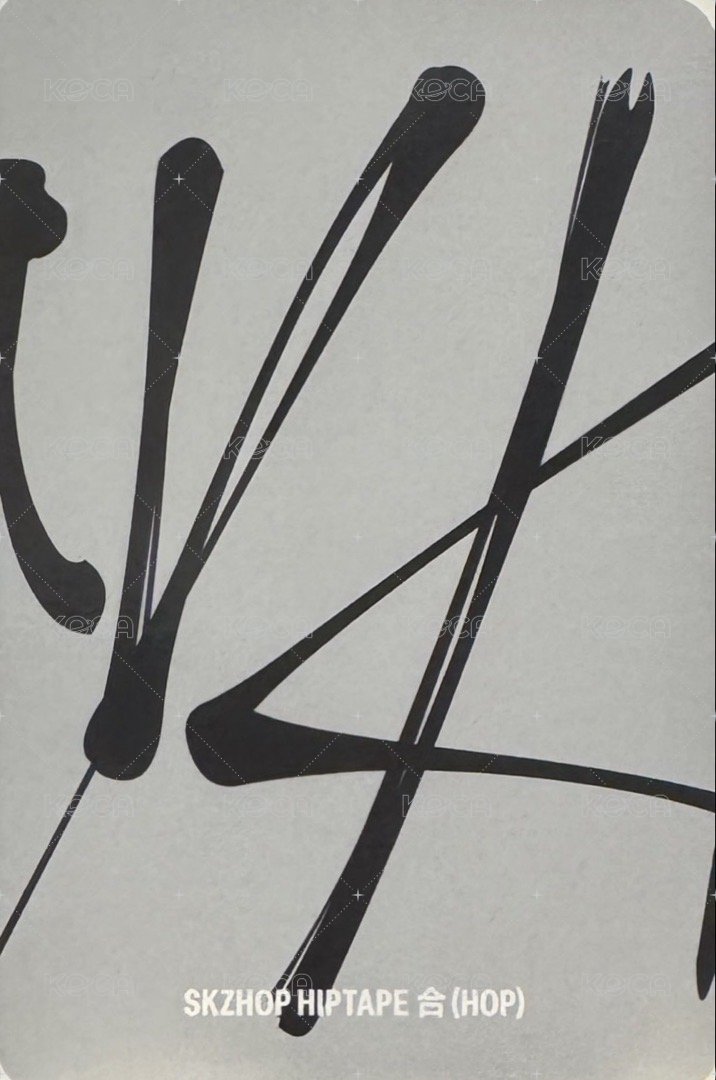 合(HOP) 專輯卡 Accordion ver. 背面