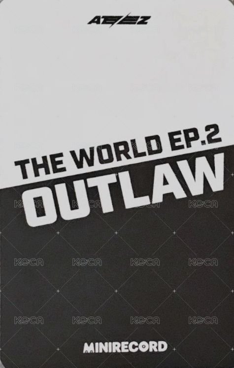 Outlaw MINIRECORD 簽售卡 Voice Call 3.0 背面