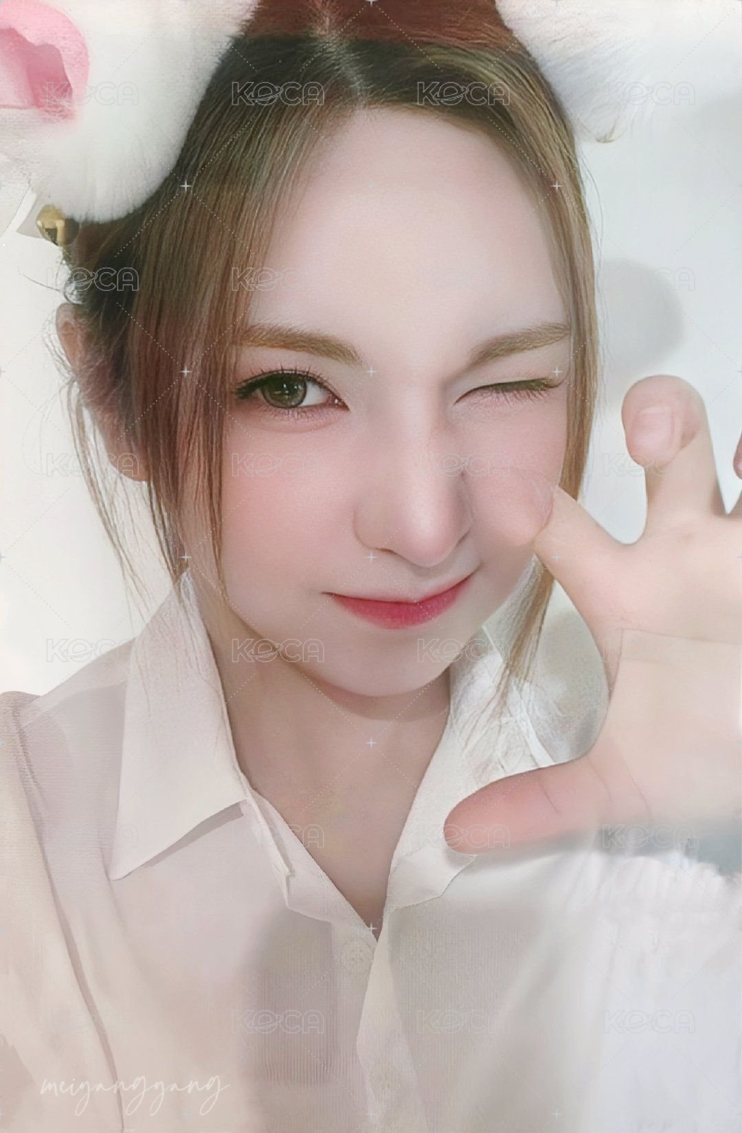 expérgo mp 幸運卡 白貓裴 正面