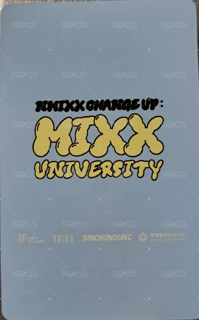MIXX UNIVERSITY 入場卡 / 場限卡 澳門晚場友 糖葫蘆 背面