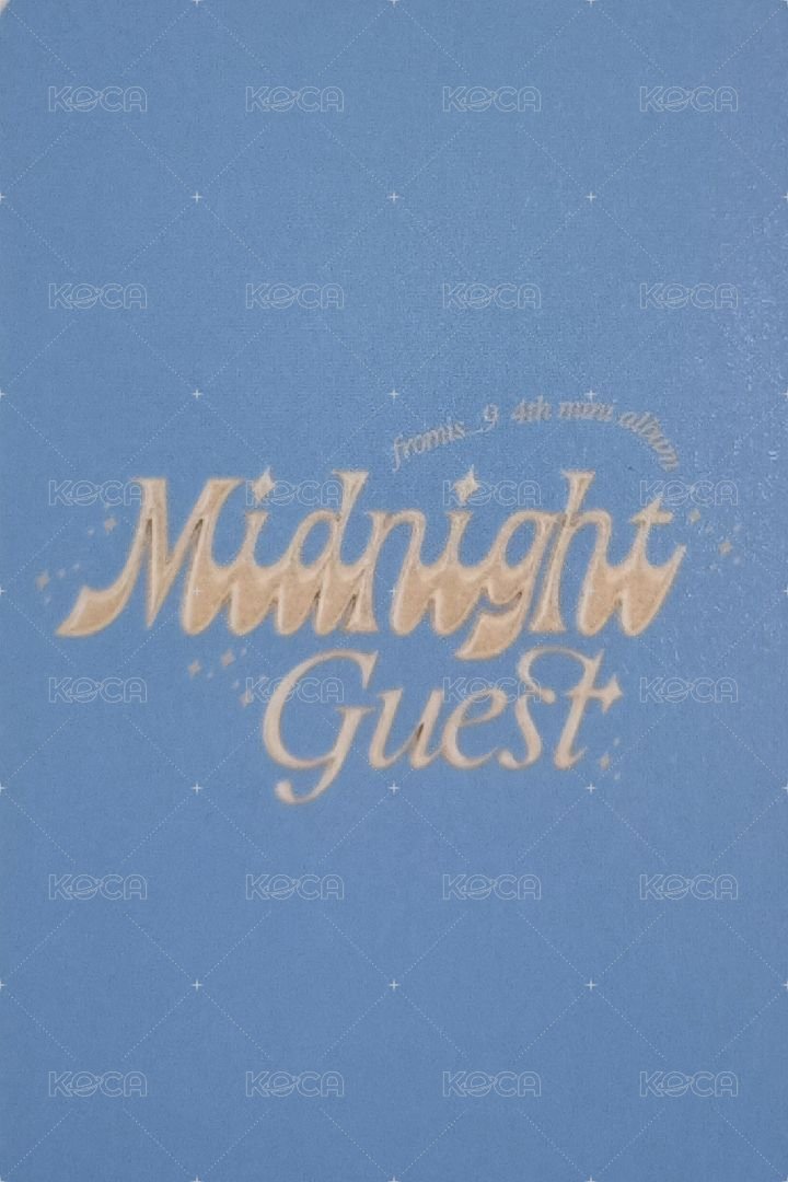 DM 專輯卡 Before Midnight ver. 背面