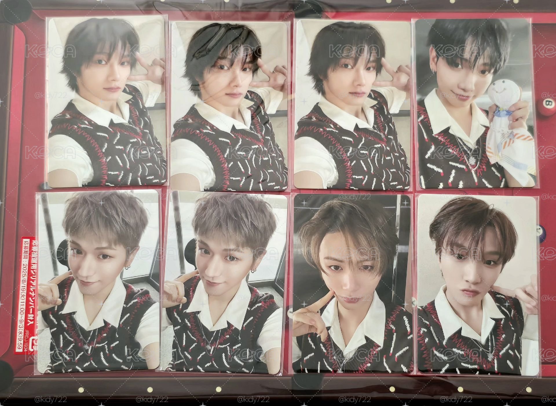 BOYLIFE Weverse Japan 日咖 幸運卡 日文卡背