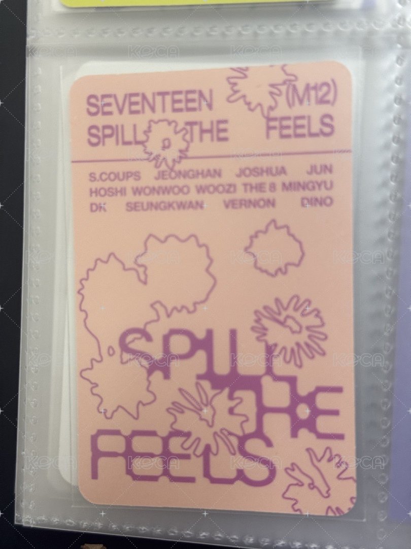 MINI12 專輯卡 ｜FEEL NEW ver. 背面