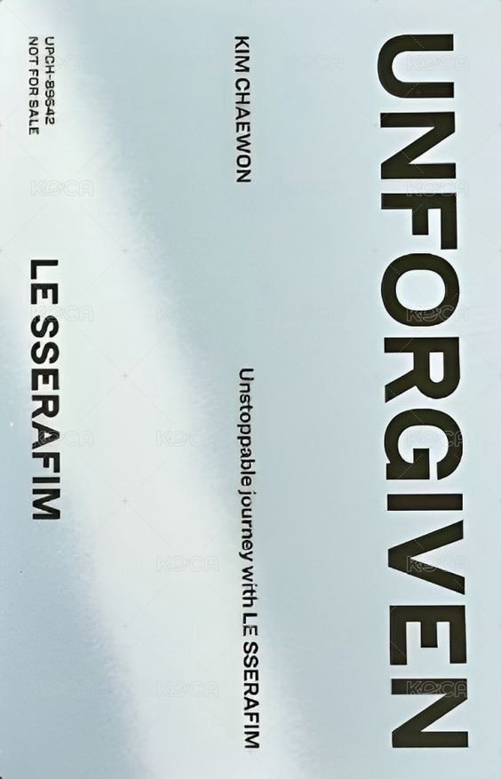 UNFORGIVEN JP 專輯卡 單封 背面