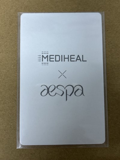 aespa Karina 柚子 代言卡 mediheal2.0柚