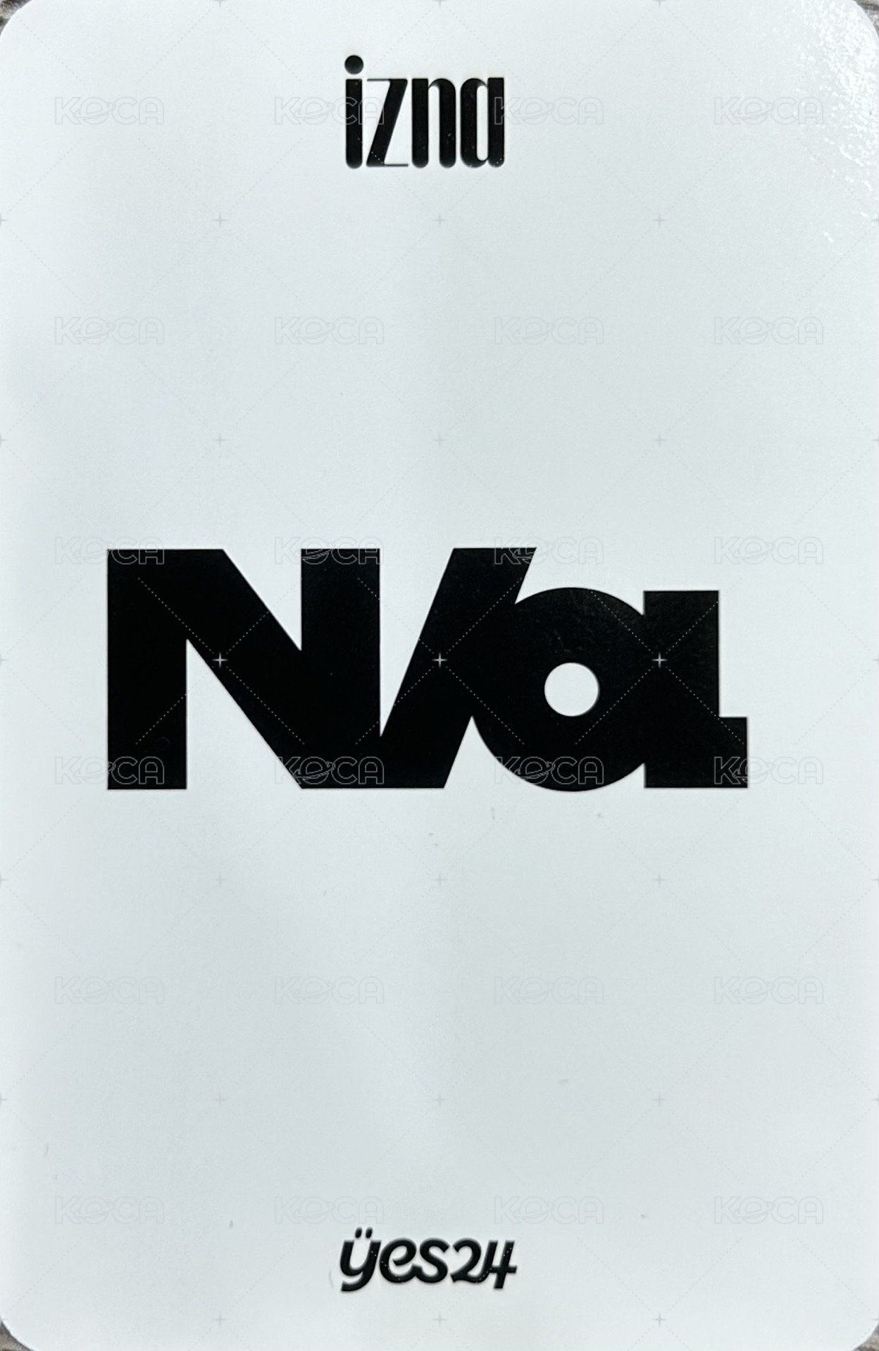 迷一 yes24 預售 特典卡  背面