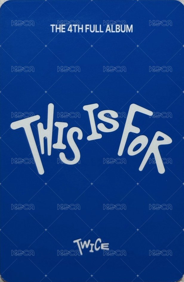 正規四 專輯卡 MOMO THIS ver. 預購禮 背面