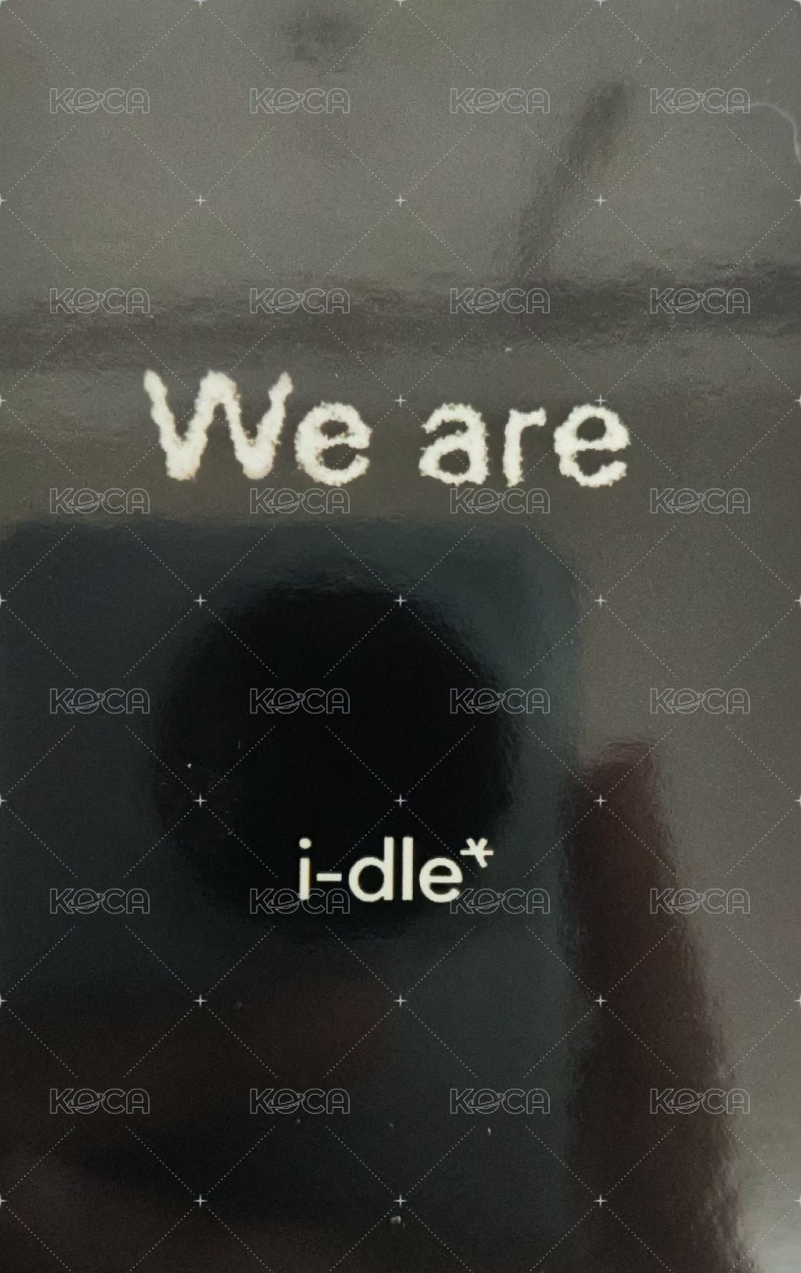 We are QQ音樂 特典卡 痛樓卡 背面