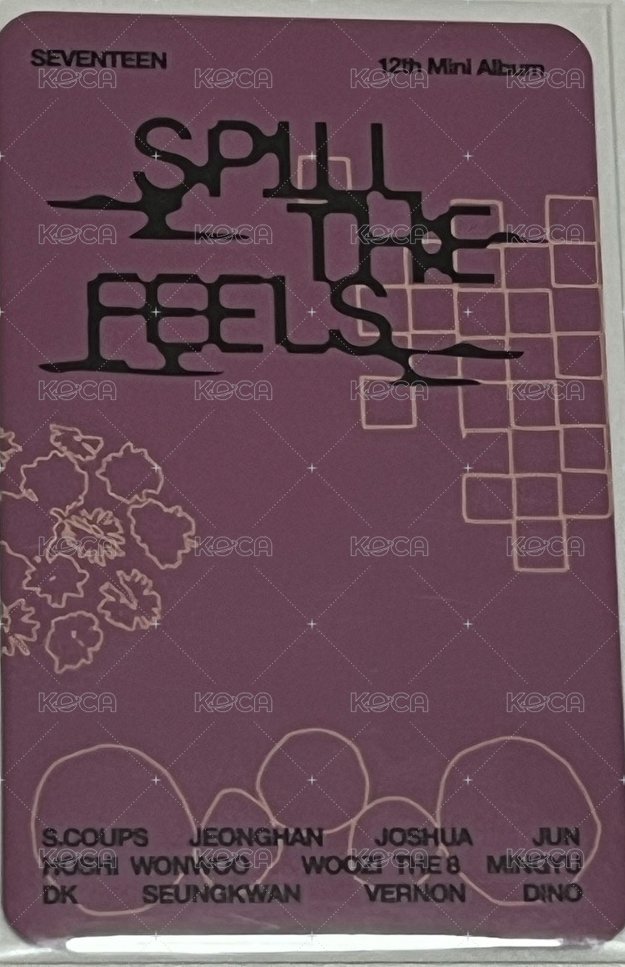 MINI12 oy 特典卡  背面