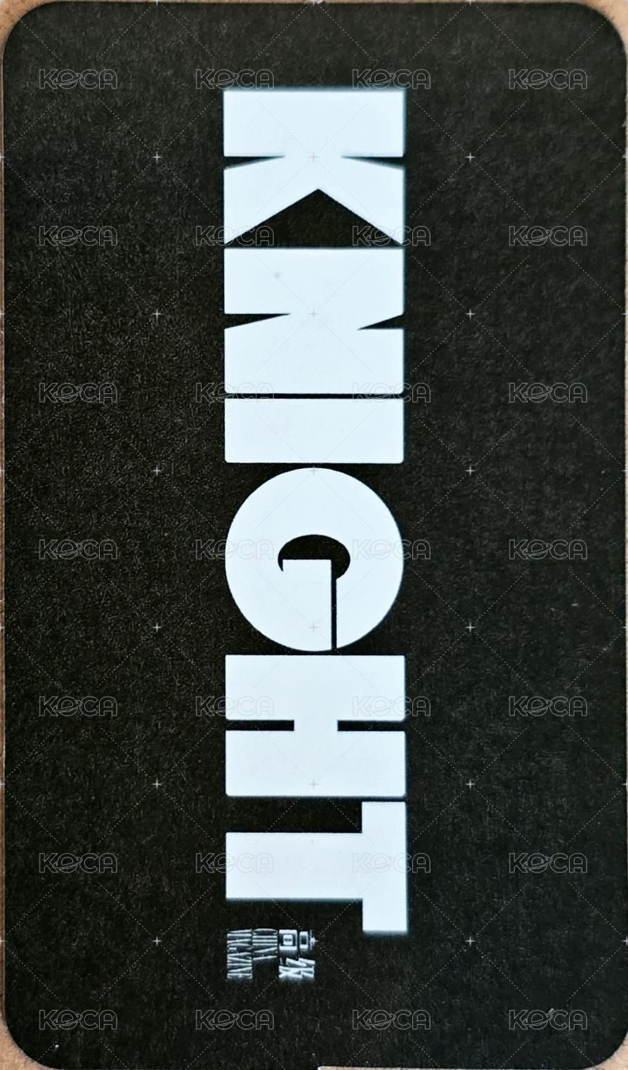 雜誌卡 KNIGHT 背面