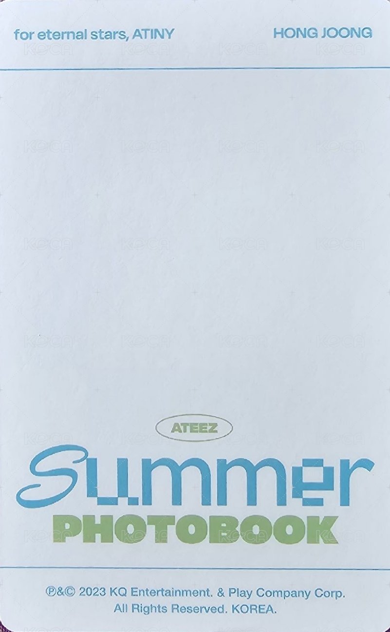 2023夏寫 KQ 周邊卡  背面