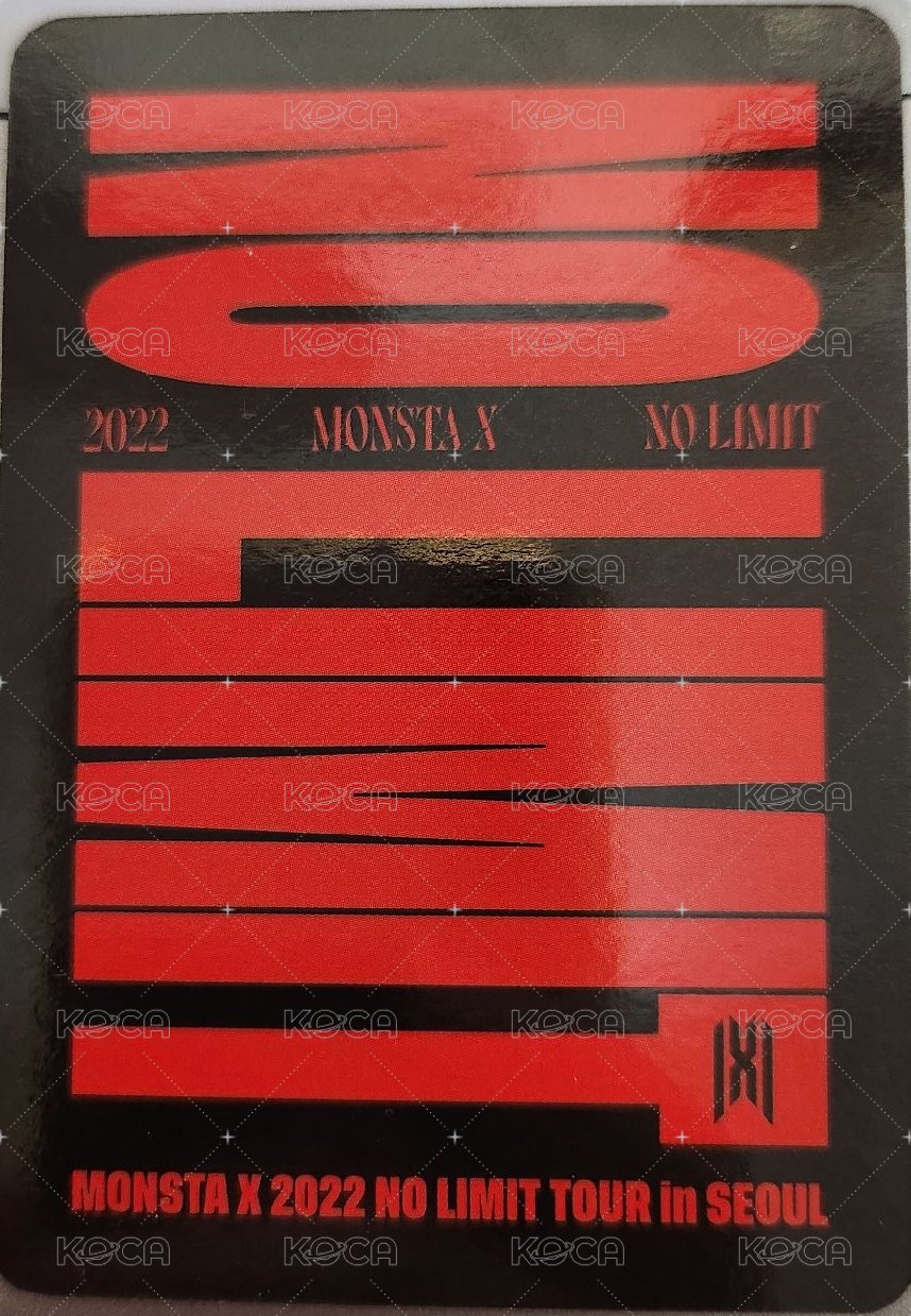 2022巡演首爾場 周邊卡 隨機卡包 背面