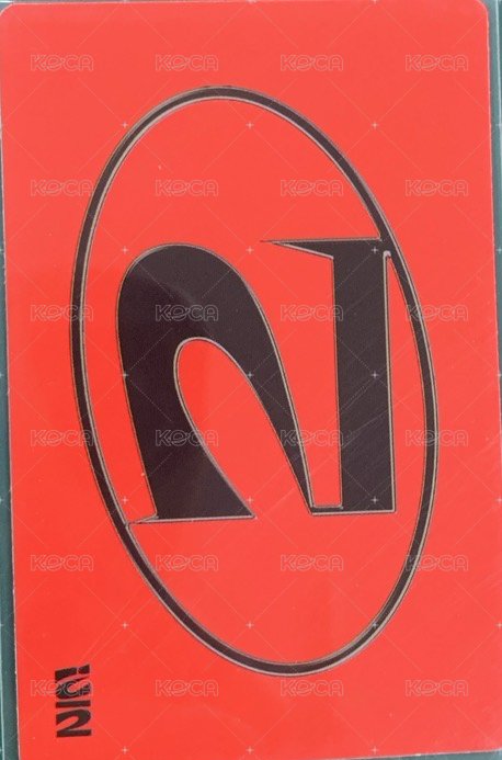 正規二 專輯卡 ver.電子專 背面