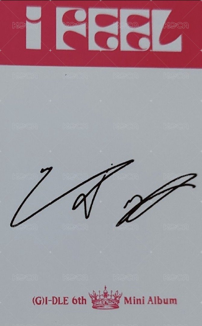 I feel k4 幸運卡 線下 A ver.刷 背面