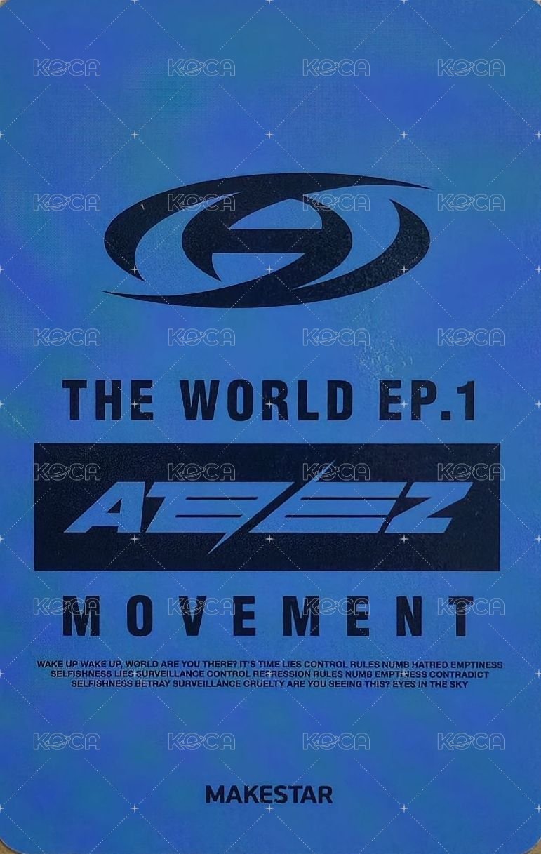 Movement ms 5.0 線下 簽售卡  背面