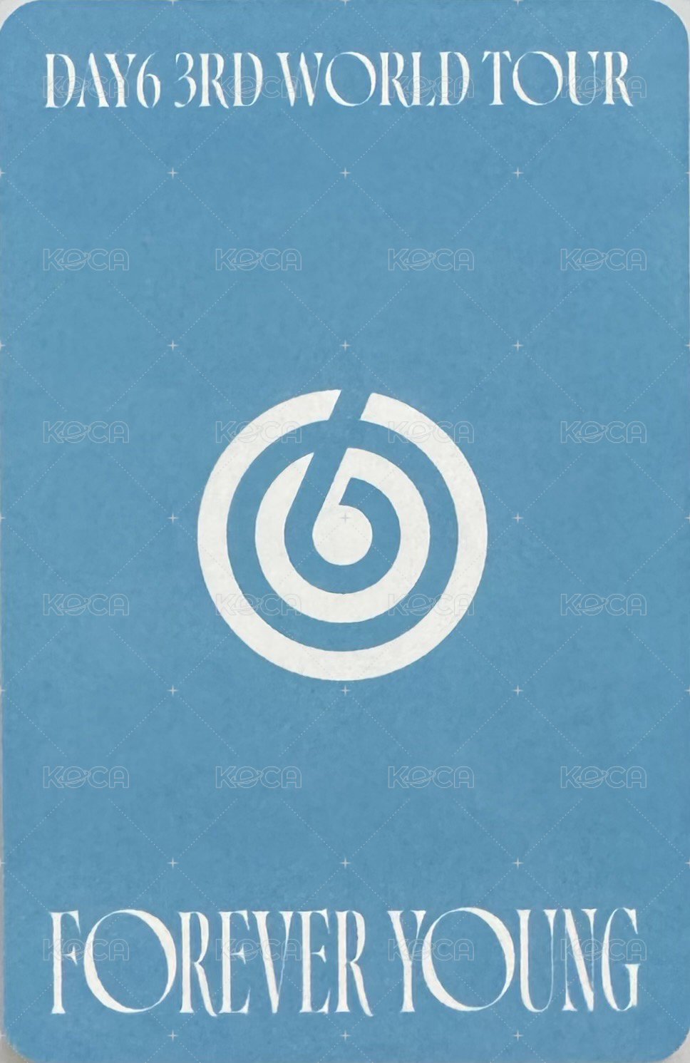 3rd世巡 仁川場 Day1 入場卡 / 場限卡  背面