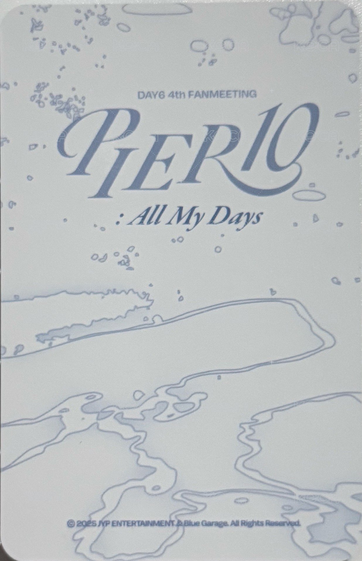 4TH FM 包包 周邊卡 團卡 背面