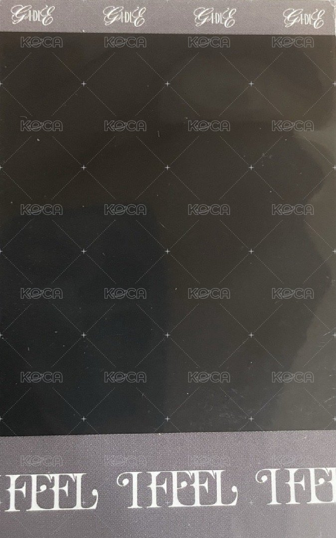 I feel 專輯卡 拍立得 背面