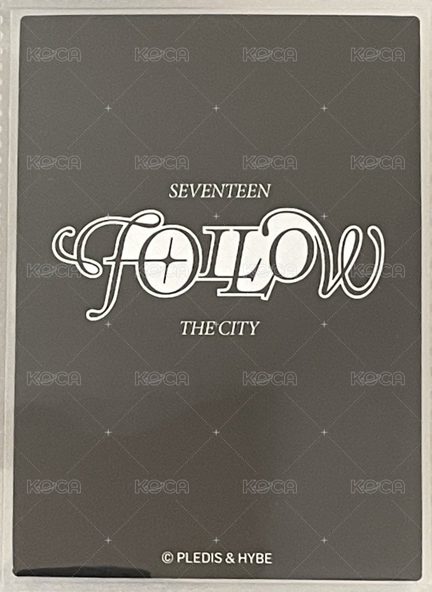 FOLLOW 集章卡  背面