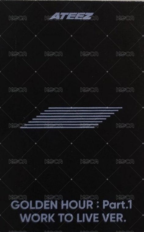 Work to Live 專輯卡  背面