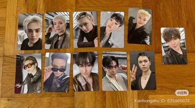 非現貨 SEVENTEEN 正規五黑膠小卡+明信片 秀俊