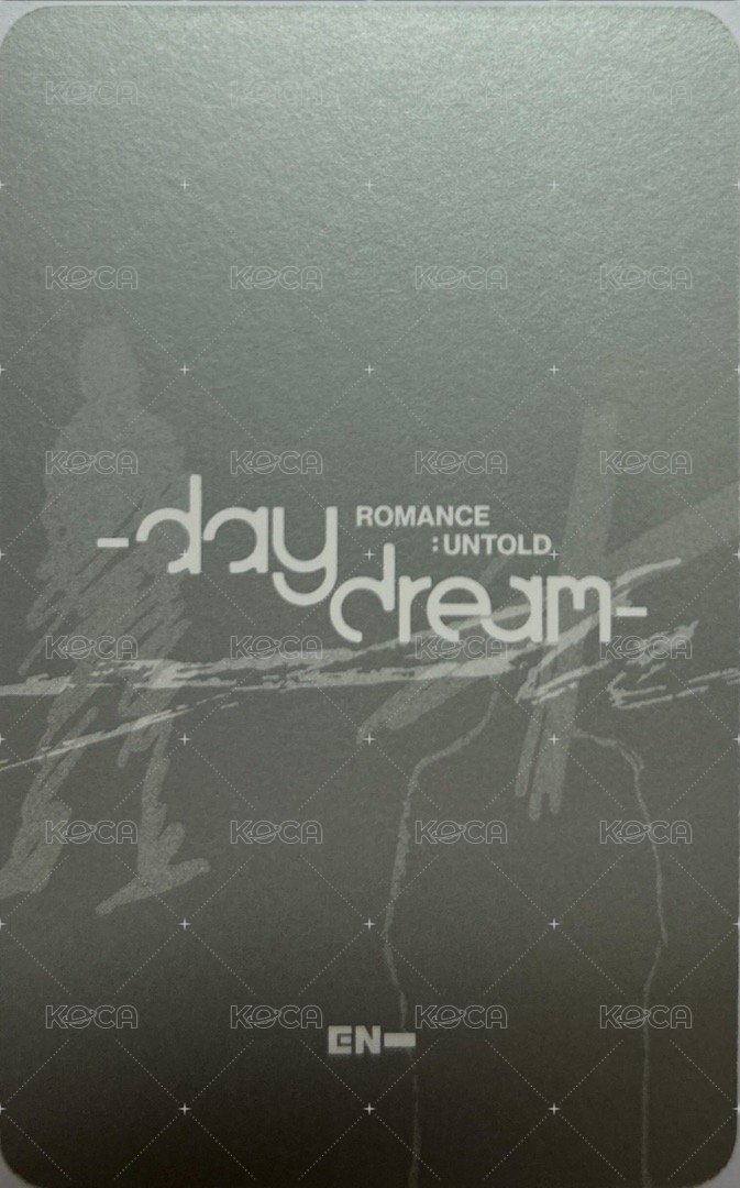 正二後續 專輯卡 正規二後續電子專卡Sunghoon 背面