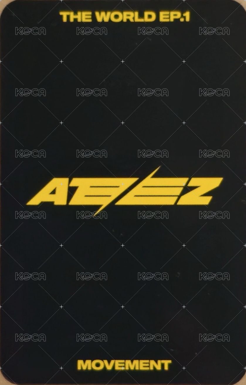 Movement Kpopstore 2.0 特典卡  背面