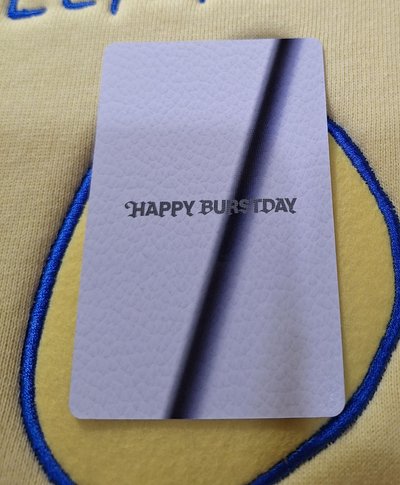 HAPPY BURSTDAY vernon