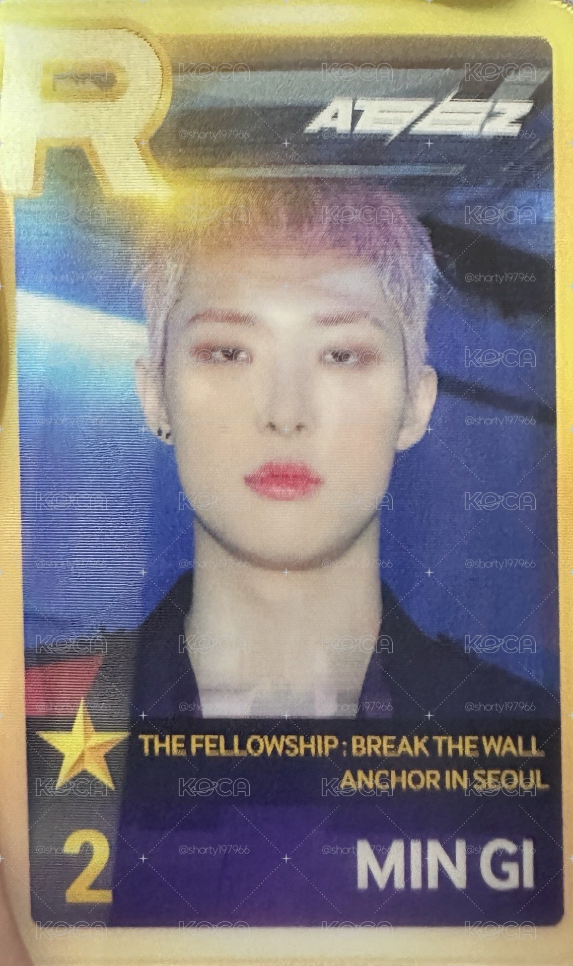 旼琦 THE FELLOWSHIP : BREAK THE WALL 安可場 SSA光柵卡