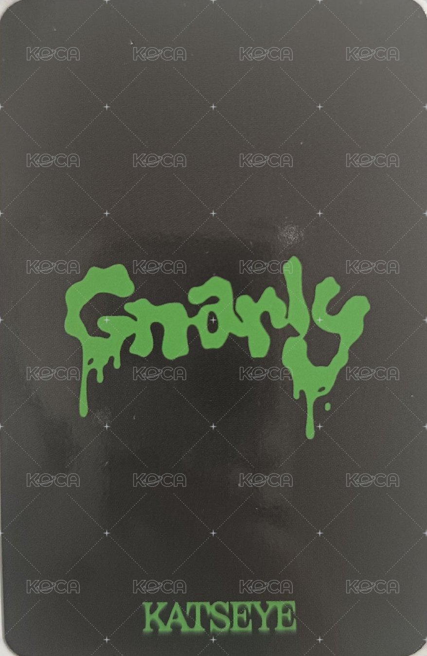 迷二 打歌卡  背面