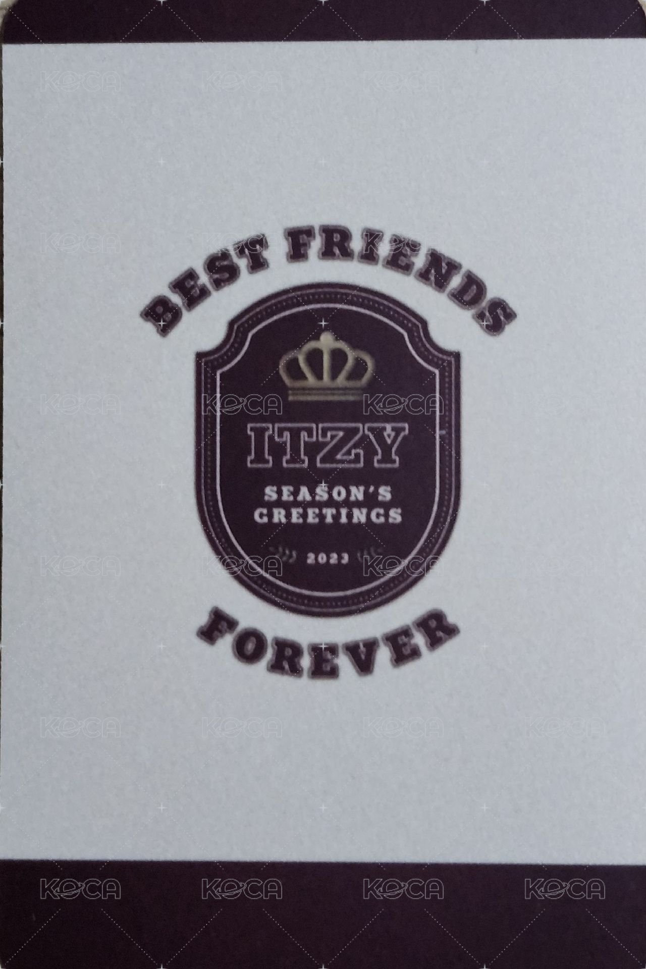 2023年曆 wm 特典卡 拍立得 背面