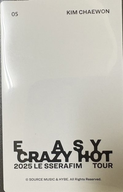LSF 2025世巡 隨機卡 05 金采源