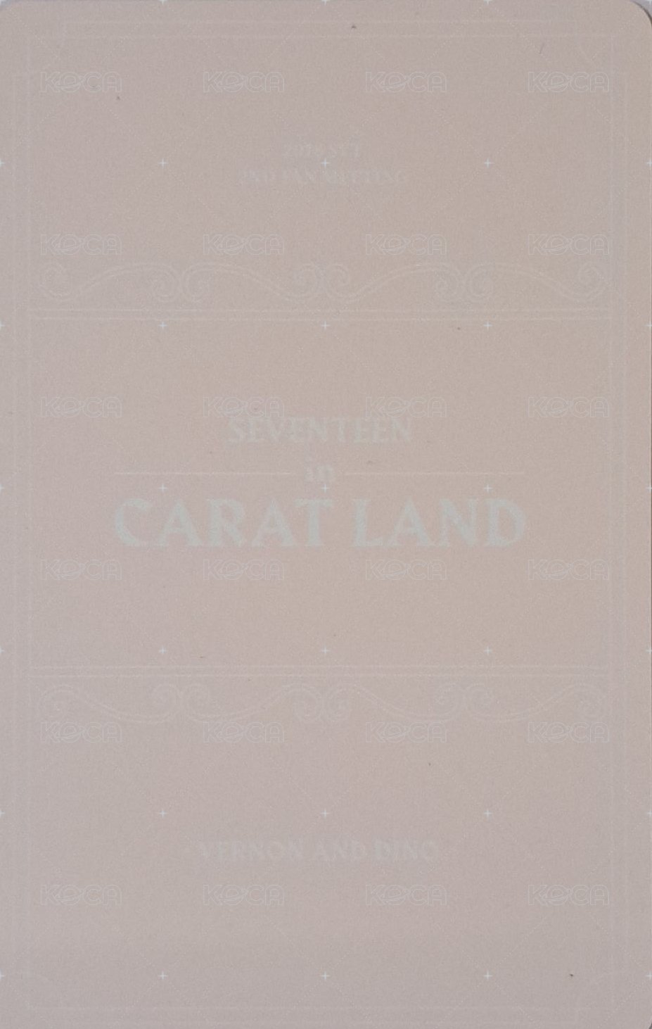 18’克拉島 周邊卡  背面