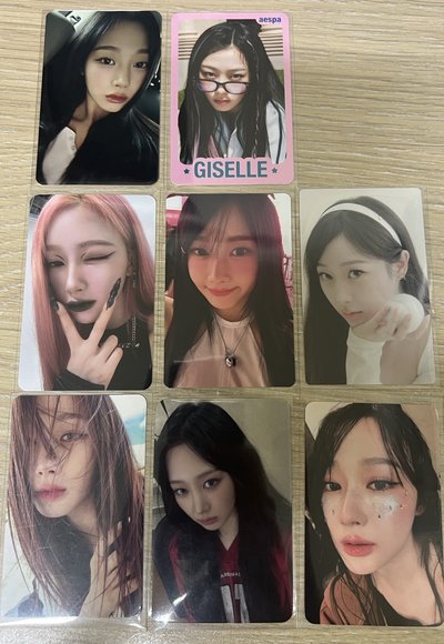 aespa giselle 專卡 特典 隨機卡