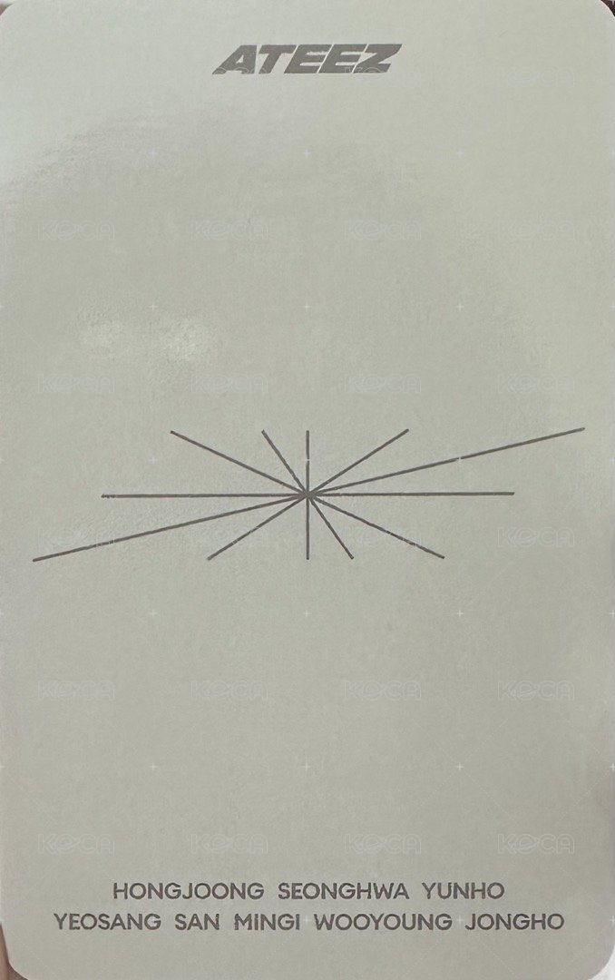 GH2 打歌卡 GOLDEN HOUR: Part 2｜ 背面