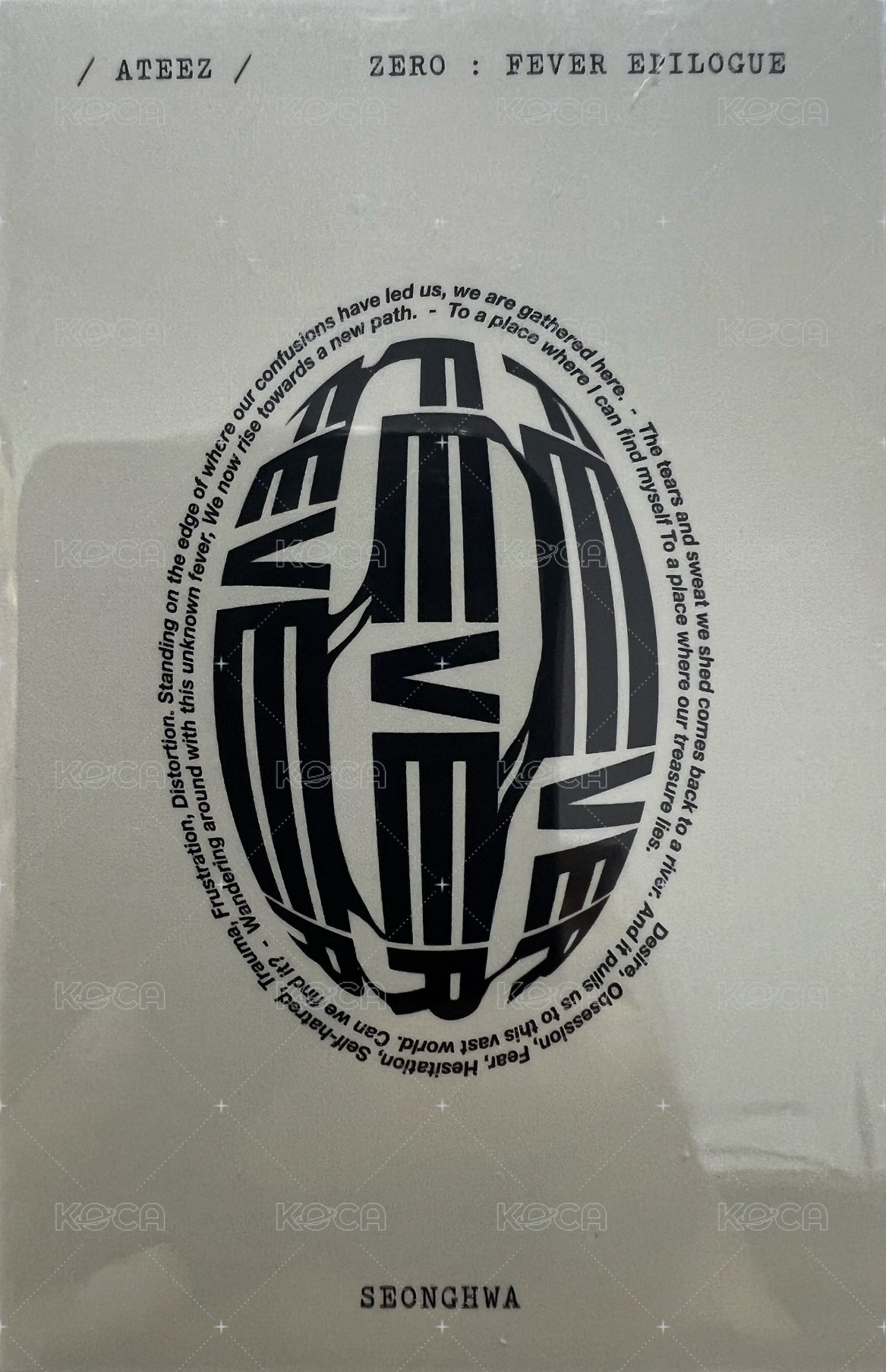 FEVER再版專 專輯卡  背面
