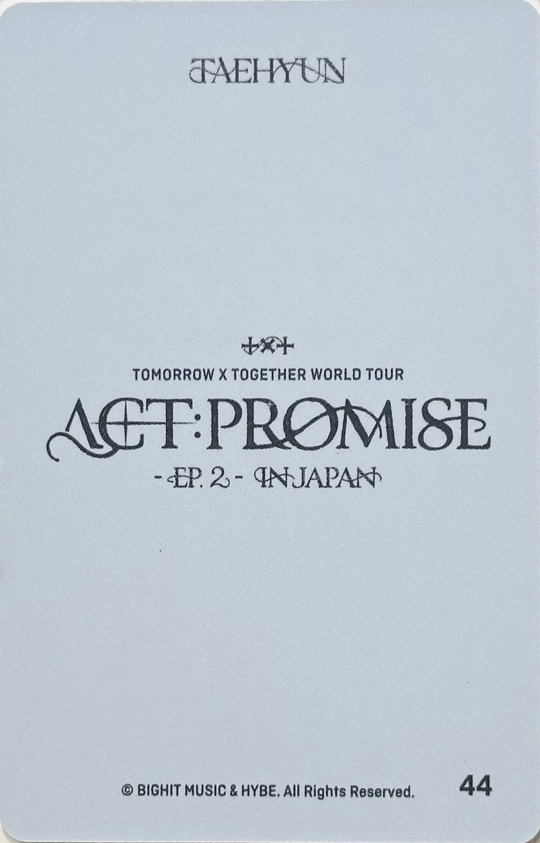 EP.2 世巡 隨機卡 自拍卡 背面