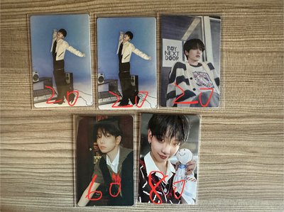 BOYNEXTDOOR Jaehyun 小卡 特典卡 卡包卡