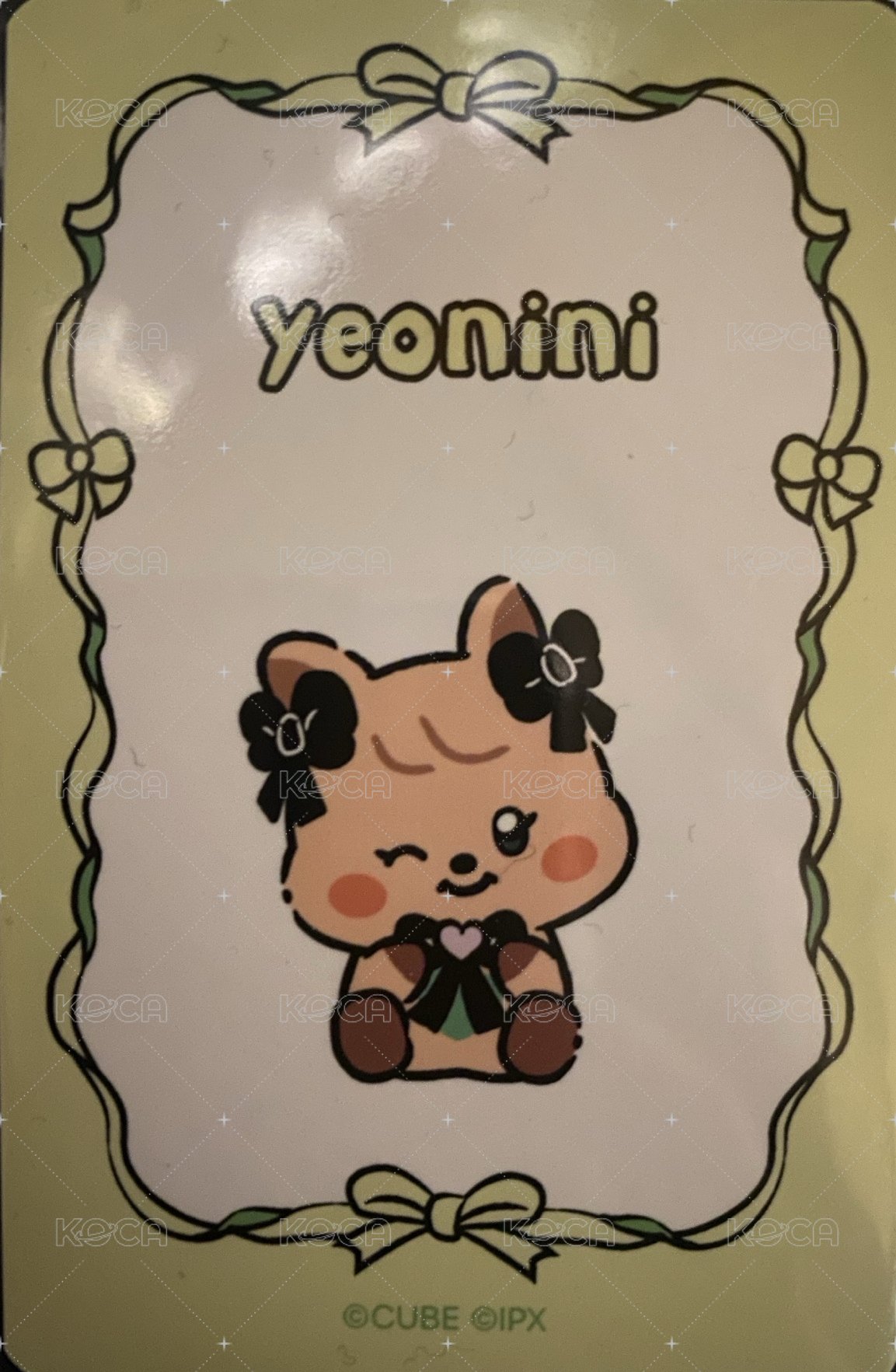 We are 隨機卡  背面