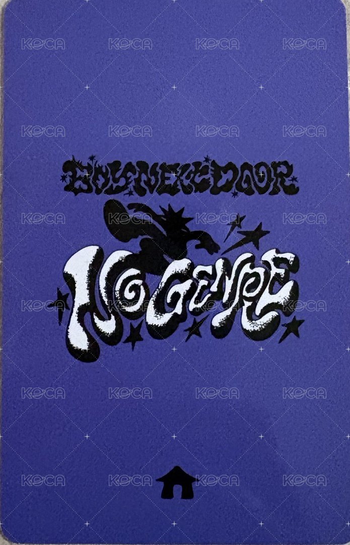 No Genre yzy 1.0 預售 特典卡 3 背面