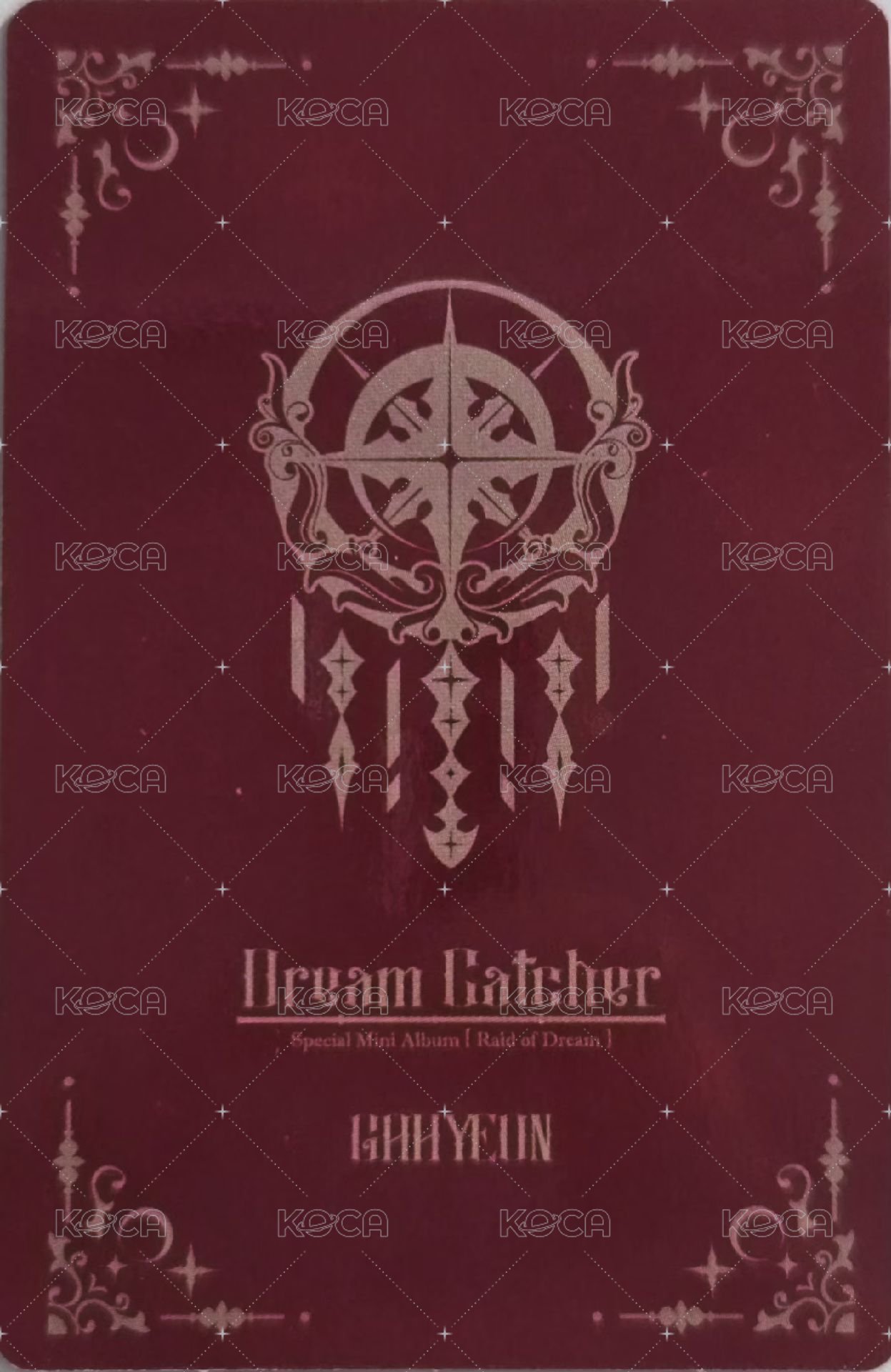 特別一輯 專輯卡  背面