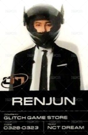 Glitch Mode 專輯卡 變化卡 Scratch ver 正面