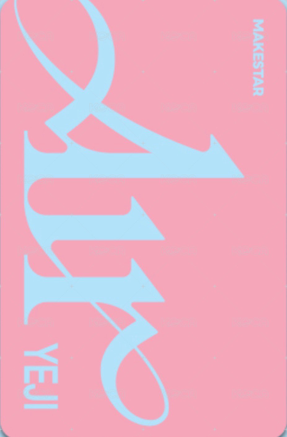 AIR ms 高雄 簽售卡 粉紅兔子 背面