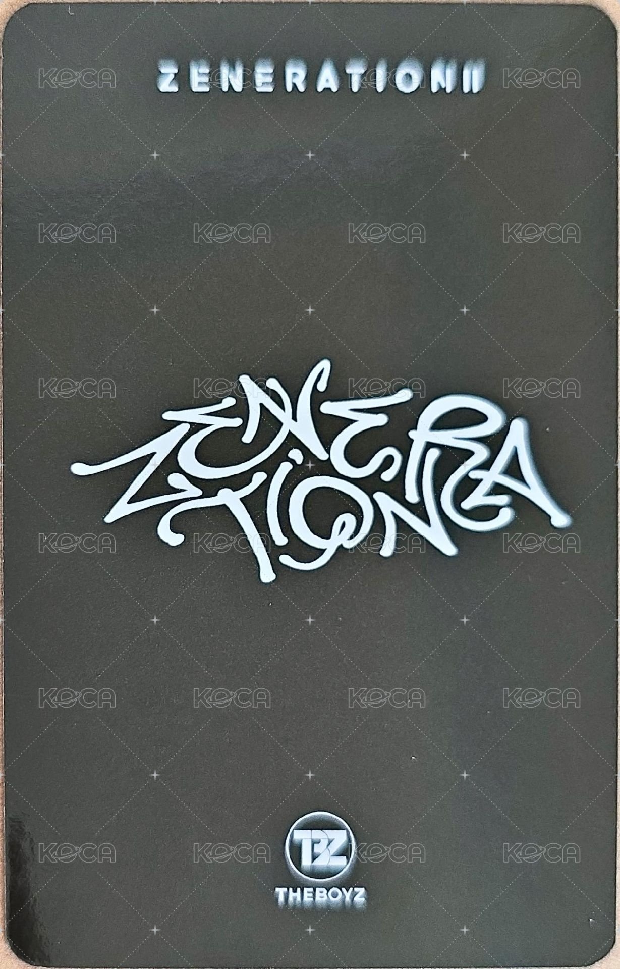 THE BOYZ WORLD TOUR : ZENERATION Ⅱ 周邊卡 T-shirt 背面